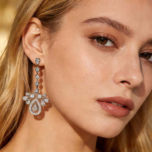 Lumière Teardrop Drop Earrings