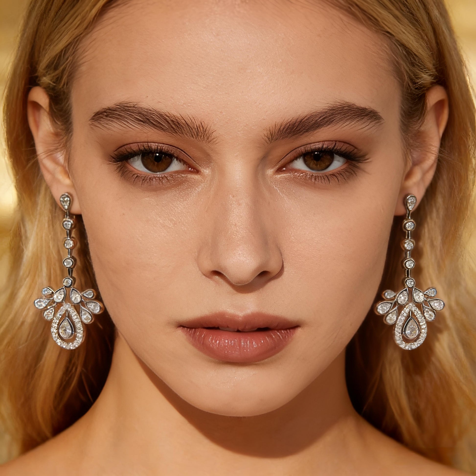Lumière Teardrop Drop Earrings