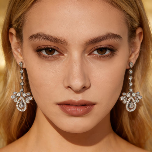 Lumière Teardrop Drop Earrings