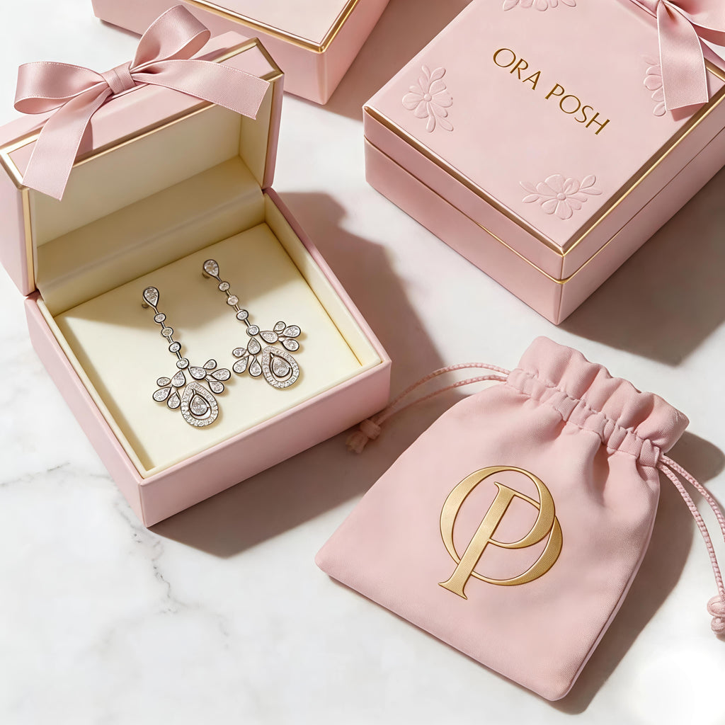 Lumière Teardrop Drop Earrings